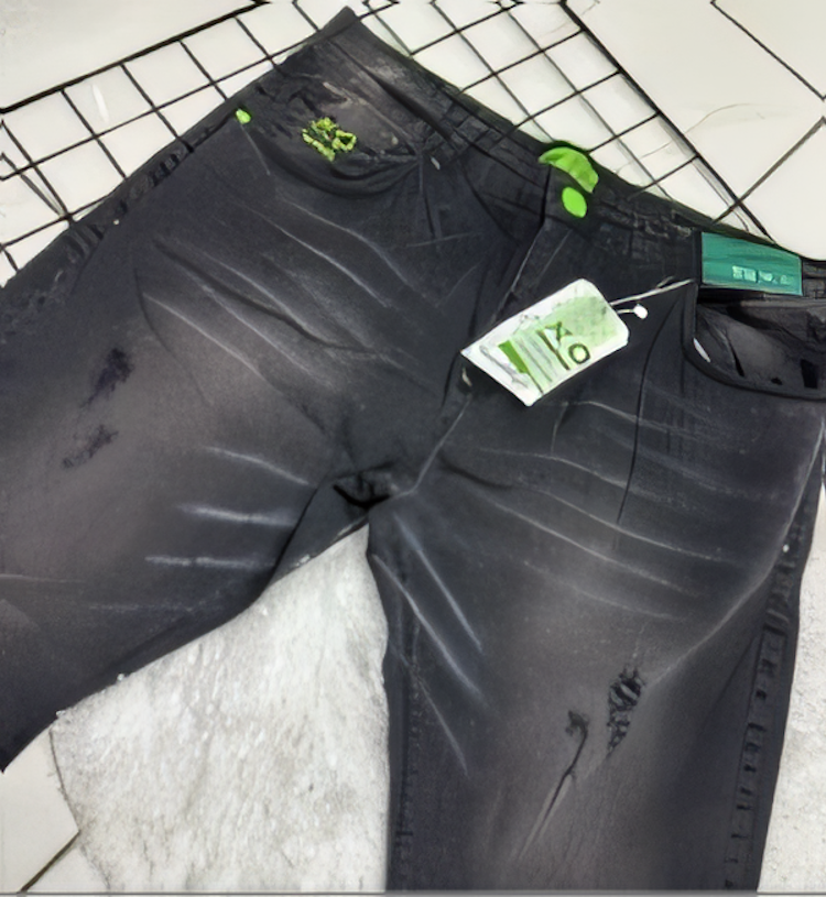 Calça Jeans Masculina Estilo Jogador Preta